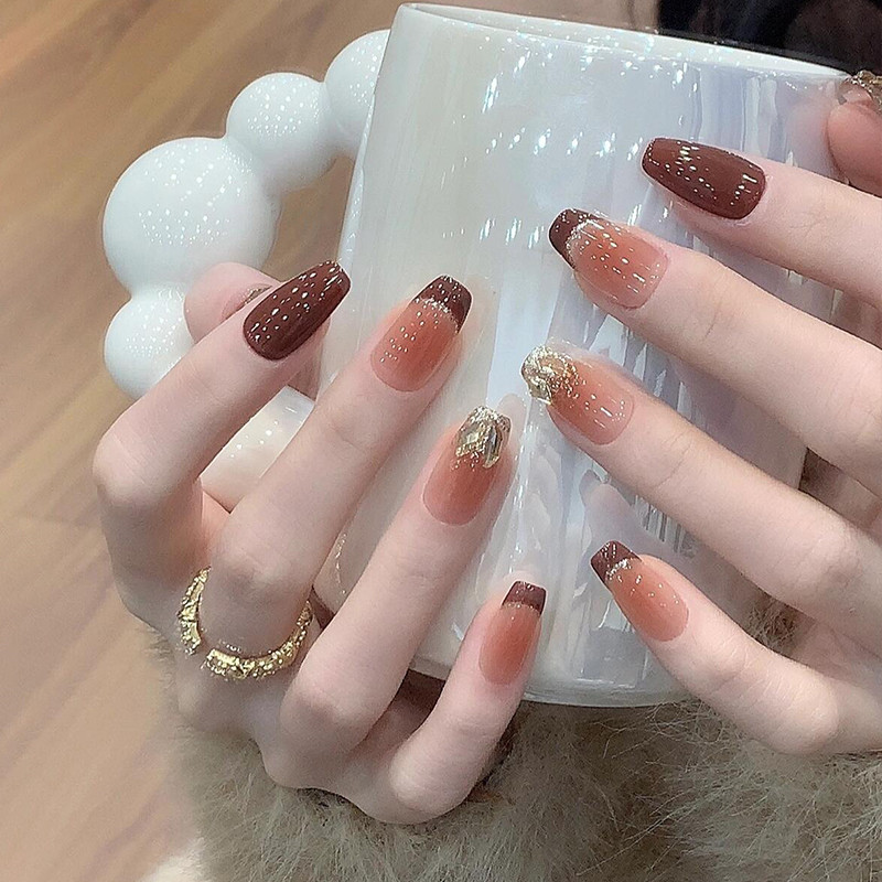 植兔手工穿戴甲焦糖猫眼车厘子咖红色裸色显白美甲气质高级感贴片,彩妆/香水/美妆工具,穿戴甲/甲片,淘宝优惠券,粉丝福利购,淘宝优惠卷