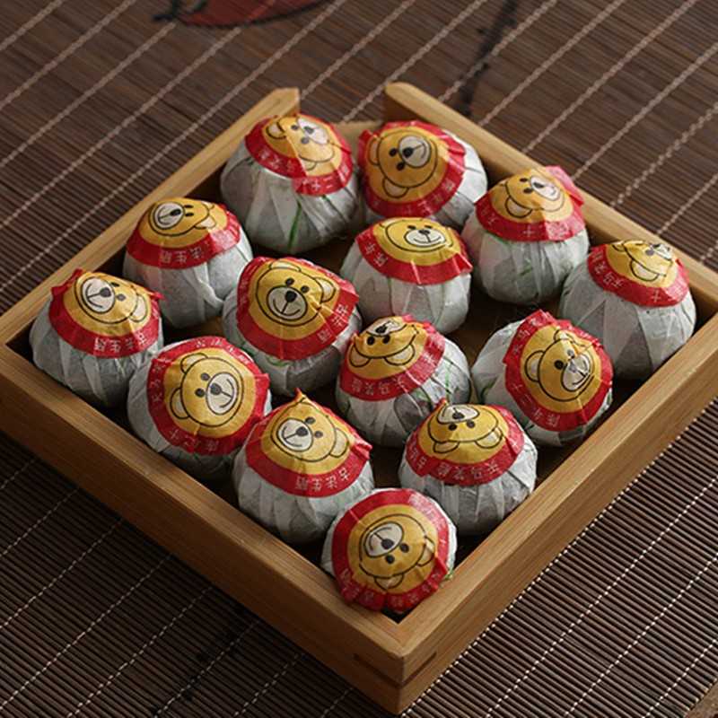 云南普洱茶 2019年新会笑脸小青柑 熟茶 陈皮普洱茶