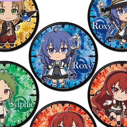 无职转生抱盒Q版吧唧徽章格雷拉特周边COS动漫次元勋章胸章徽章