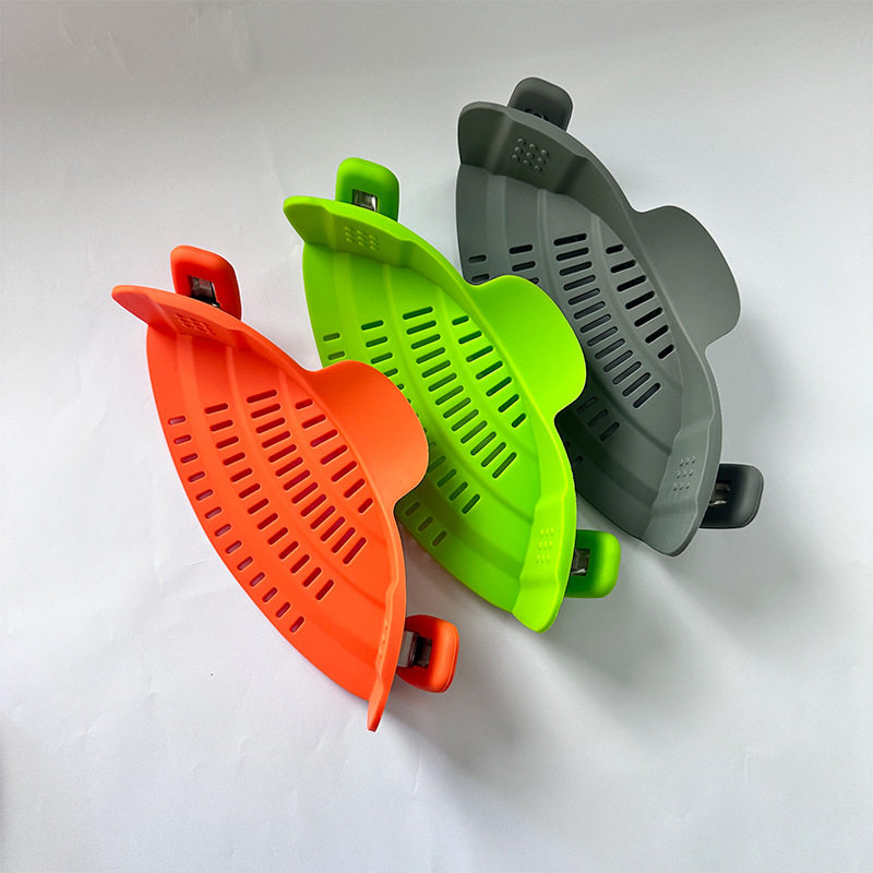 硅胶锅架 锅边滤水器 家用多功能沥水篮 夹式面条沥水器,餐饮具,洗菜盆/沥水篮/漏水筛,淘宝优惠券,粉丝福利购,淘宝优惠卷