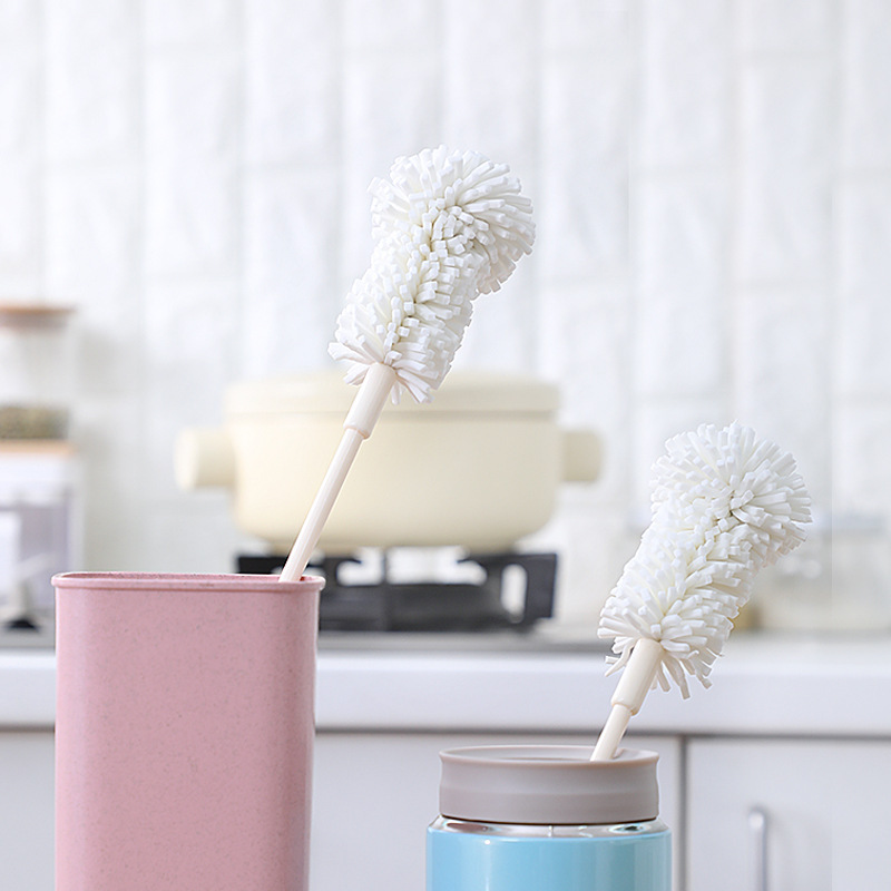 杯刷 洗杯子刷水杯清洁长柄洗奶瓶刷无死角去茶渍海绵小刷子