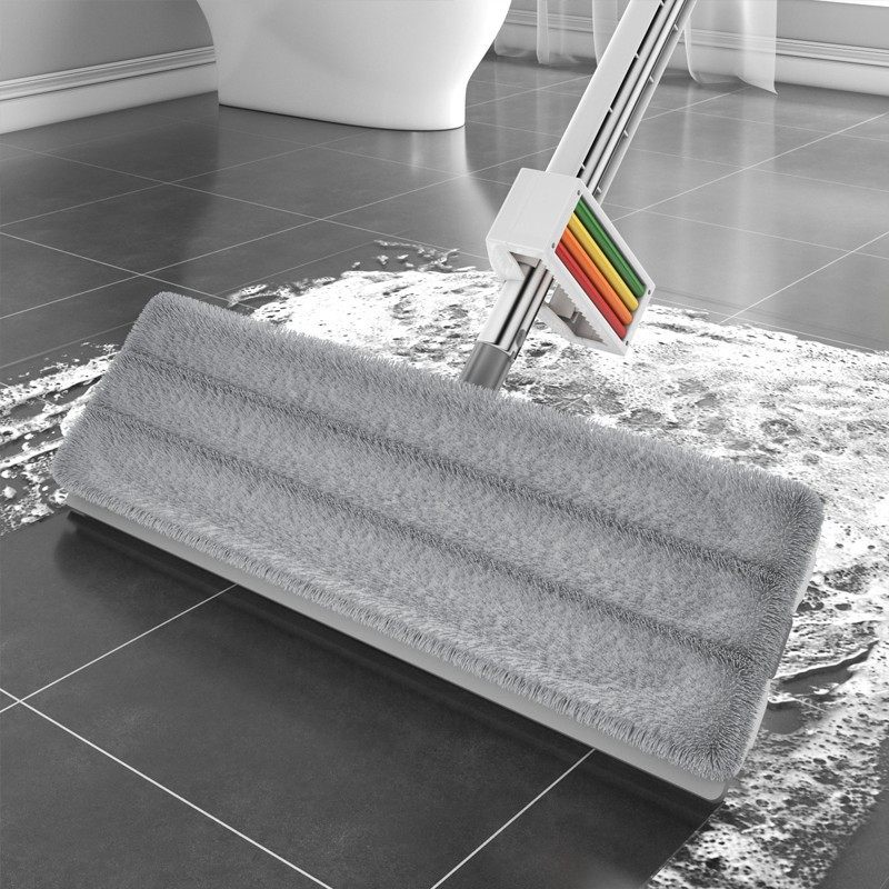 40/46/55x12cm免手洗彩虹滚轮挤水平板拖把懒人拖布平拖墩布家务,家庭/个人清洁工具,平板拖把,淘宝优惠券,粉丝福利购,淘宝优惠卷