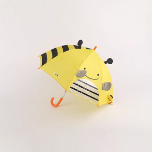 儿童男女宝宝3D动物造型可爱立体幼儿园晴雨伞手动直杆可透视轻便