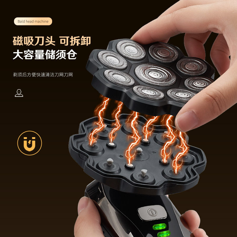 剃须刀电动光头剃光头自刮光头刮胡刀男士超干净全身水洗