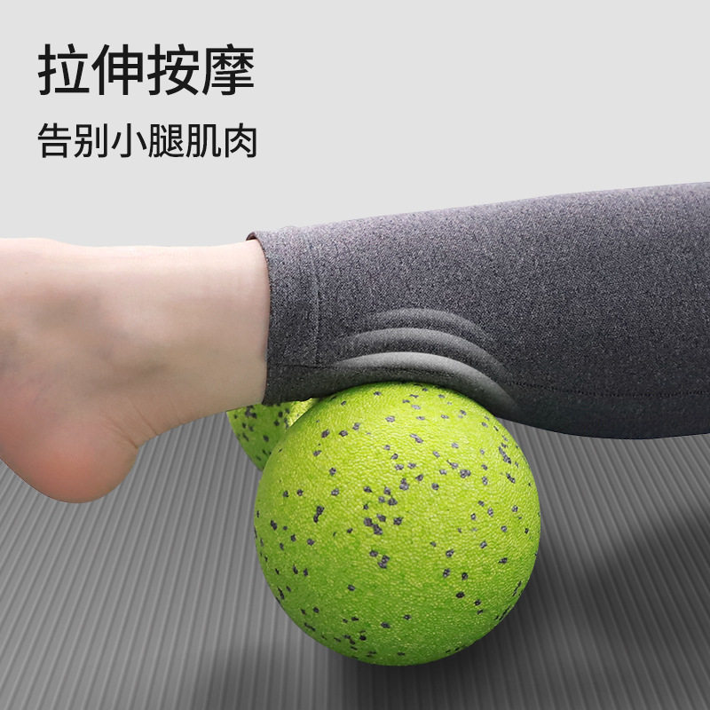 筋膜球高硬度花生球肌肉颈椎背部按摩放松瑜伽足底按摩球泡沫轴