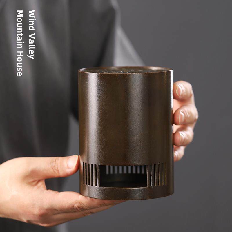 手工覆古铜炭炉茶炉铜小炉风炉沸水炉烤茶炉围绕炉茶制作茶具配件