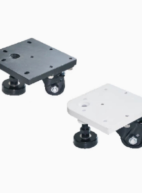 CGV01-D50-NE方形板CGV06-D65带调整块水平调节型材用脚轮