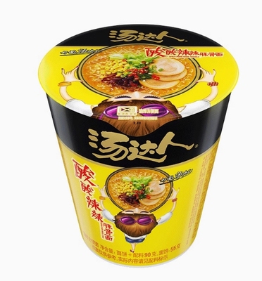 统一汤达人方便面杯面桶装泡面日式豚骨酸辣豚骨拉面速食