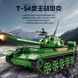 小颗粒积木2025新款军事系列坦克履带装甲车男孩益智拼装玩具模型