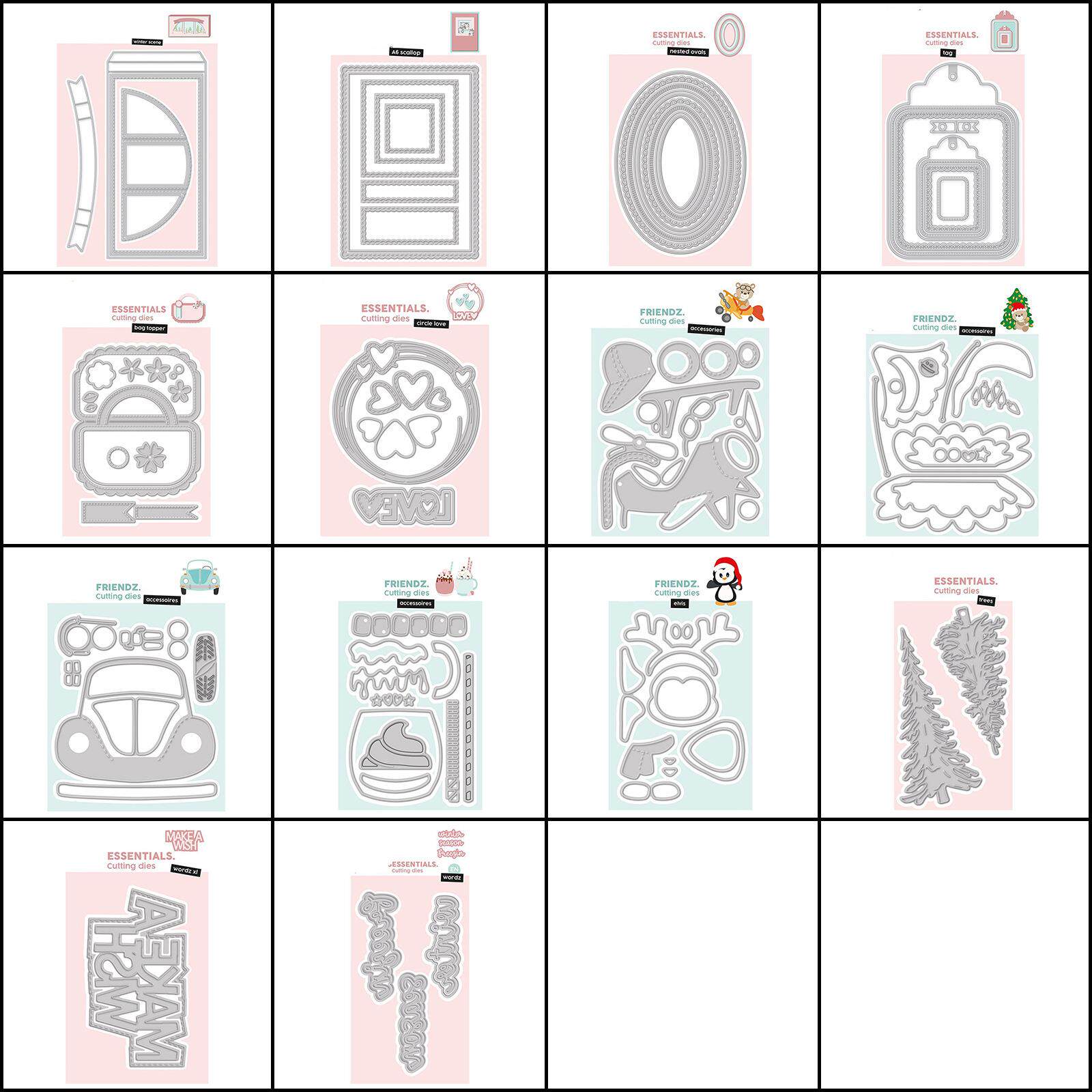 4396-4409 金属碳钢刀模DIY切割刀模跨境货源11月2022年新款