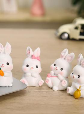 创意可爱小兔子工艺品摆件教师节礼物老师闺蜜同事生日礼品装饰品