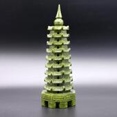 自然文昌大厦9层13层办公书桌书房玉石中国工艺玉雕饰品