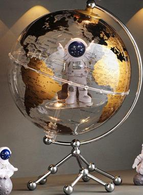 地球仪摆件轻奢高级感宇航员太空人男孩生日礼物儿童房间装饰乔迁