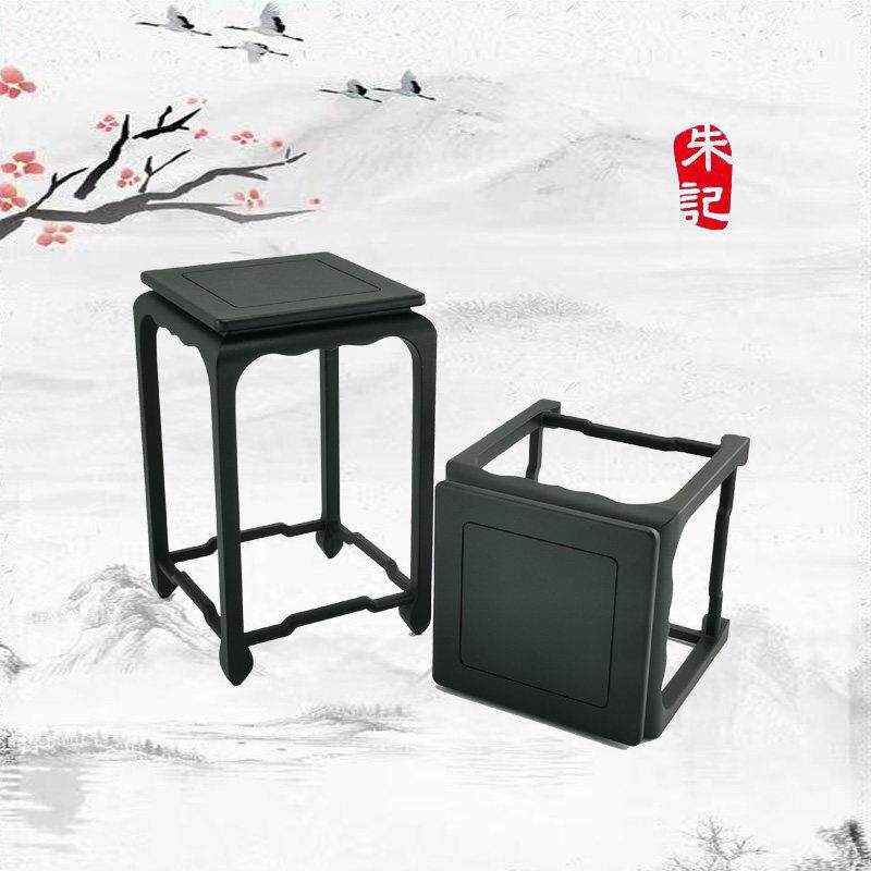 明式一体成型铝合金盆景架户外花架阳台花盆架置物架园林景观花几