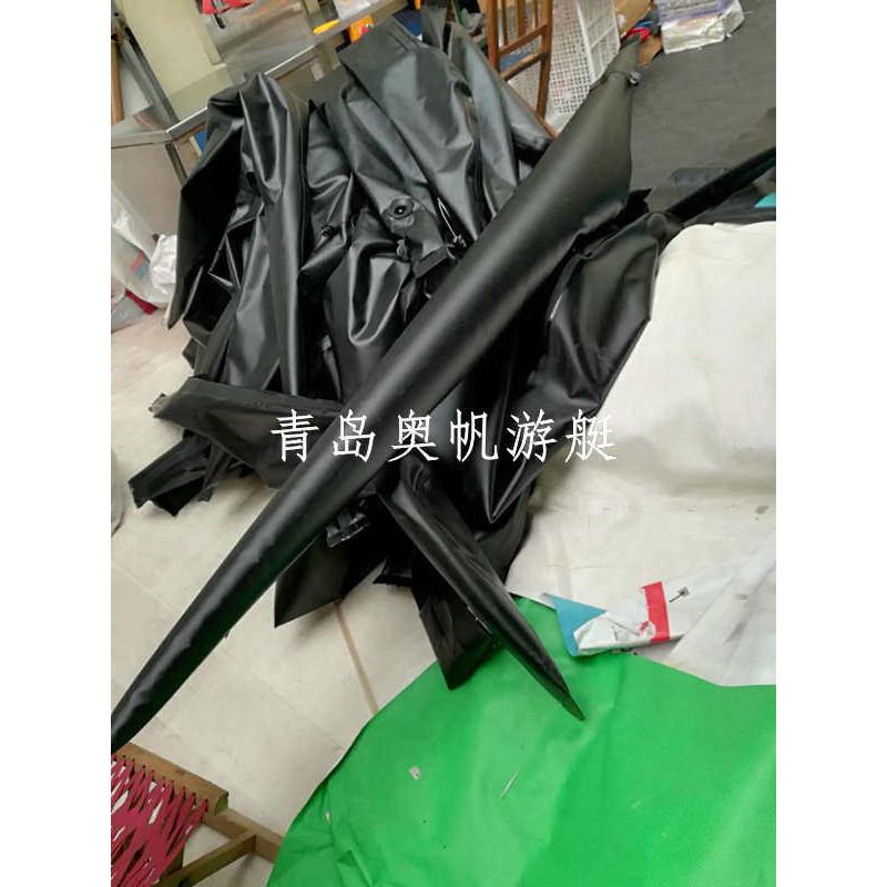 荷鲁斯橡皮艇皮画 划艇冲锋舟充气钓鱼船船底龙骨v型底2.3米4.8米