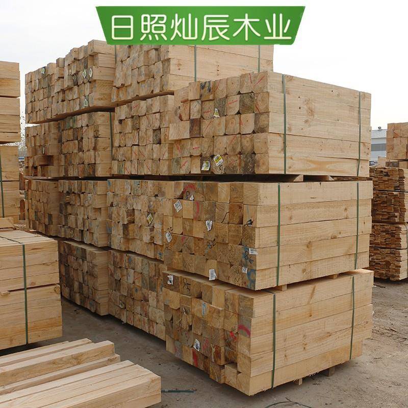 松木方木垫木工程铁路用高密度道木矿用道木枕木