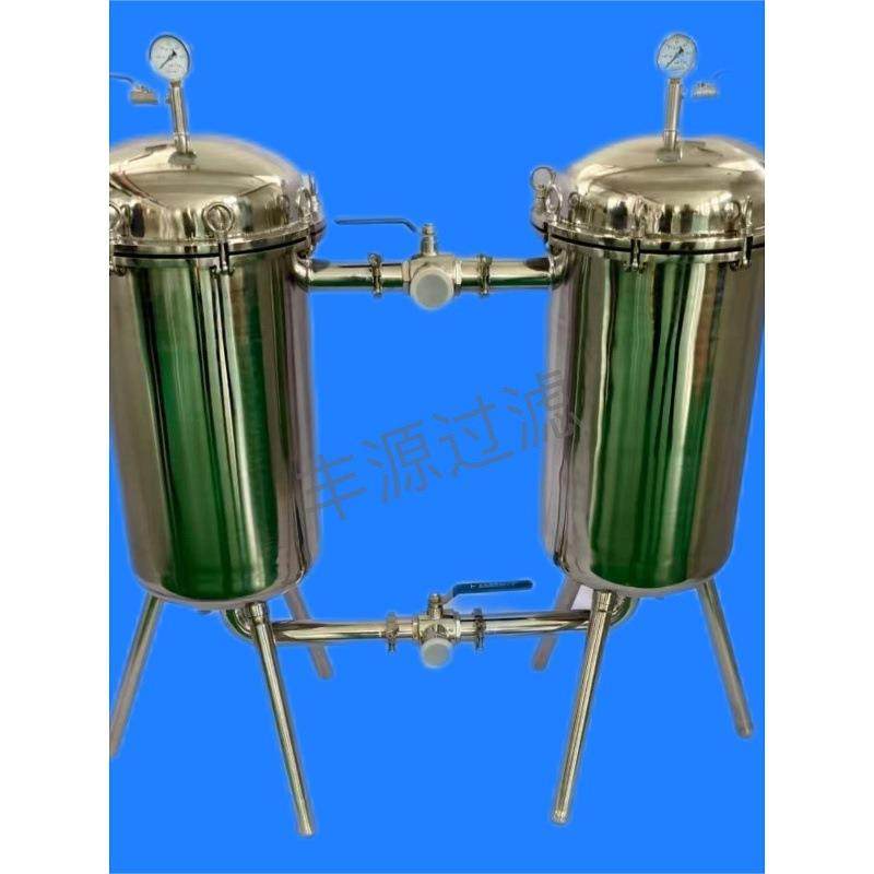 0.5平方15吨-304不锈钢双联过滤器食品级多用途双联不锈钢过滤器