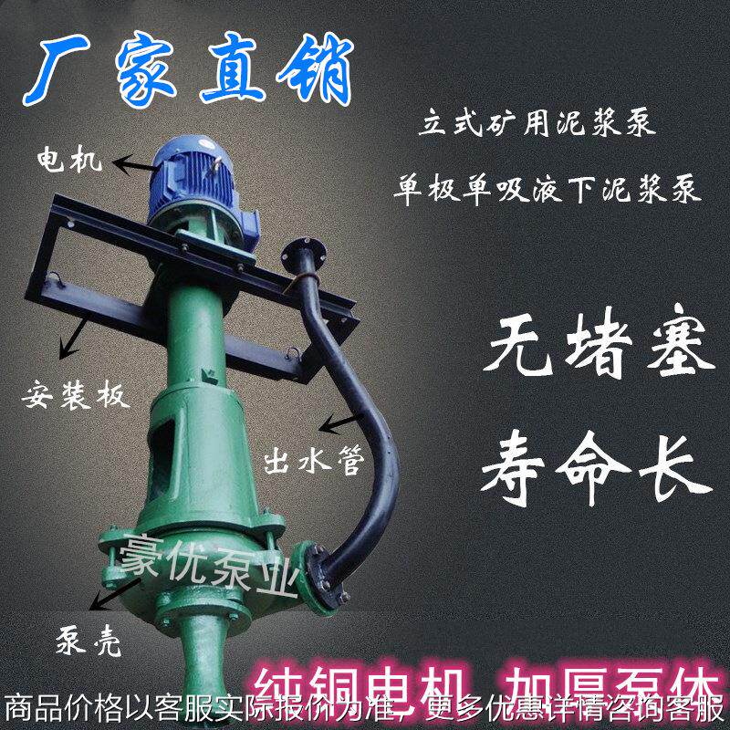 1PNL2PNL3PNL型立式泥浆泵耐磨泥浆泵污泥泵泥沙泵污水杂质泵3PNL