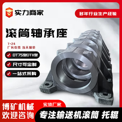 矿用输送机重型滚筒轴承座瓦盒DTII型3520 3524铸铁铸钢轴承座