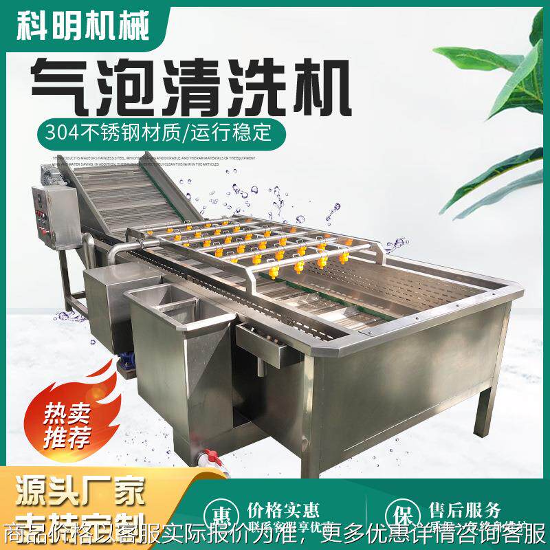 全自动清洗机高压喷淋樱桃清洗设备圣女果去泥清洗风干智能流水线图片