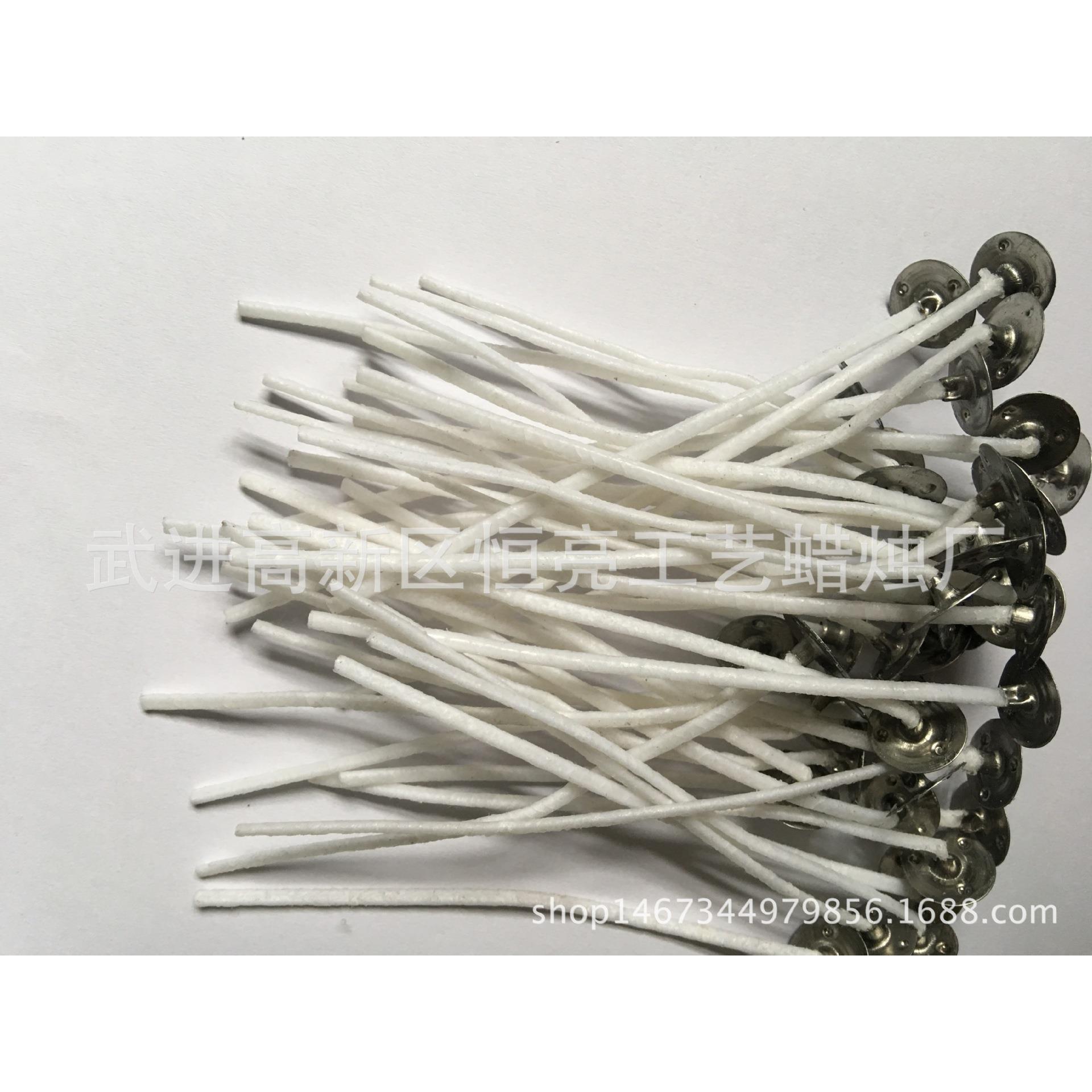 果冻蜡灯芯大豆蜡烛芯工艺蜡烛香薰蜡烛芯无烟加一包一百根