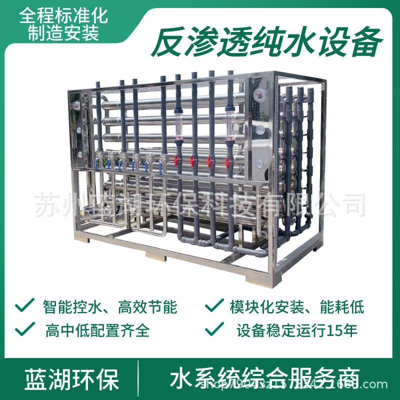 纯水设备反渗透设备RO纯净水处理设备大型工业净水机4T/H*2组