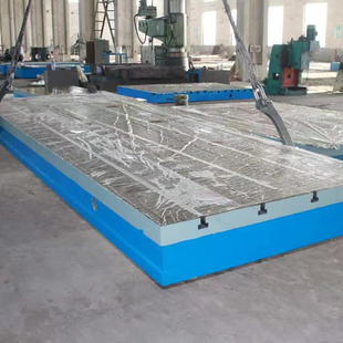 铸铁平台划线焊接装配T型槽钳工工作台测量检验铆焊铸铁平板定制