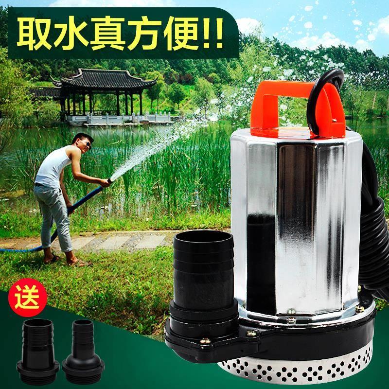 直流潜水泵电瓶车电动车蓄电池电瓶水泵12V24v48v60V水泵抽水机