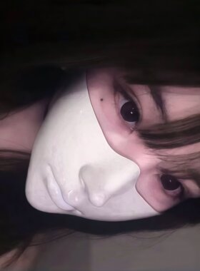 BlackAngel覆面系清冷半脸面具
