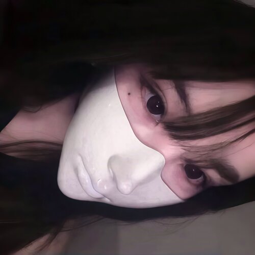 BlackAngel覆面系清冷半脸面具