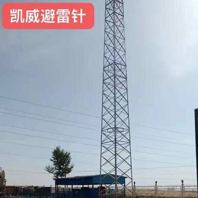 35米避雷针 钢结构角钢避雷塔 接闪带塔 GFW1-7 GFW1-8 避雷线塔