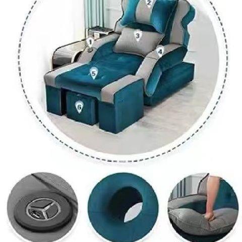 电动足疗足浴按摩床洗脚美容美甲洗浴按摩椅椅子躺椅采耳修脚沙发