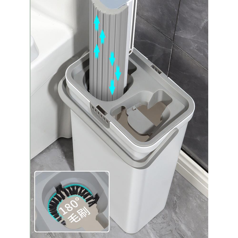 海绵拖把2023新型家用一拖把清洁浴室吸水大胶清洁桶拖把神器