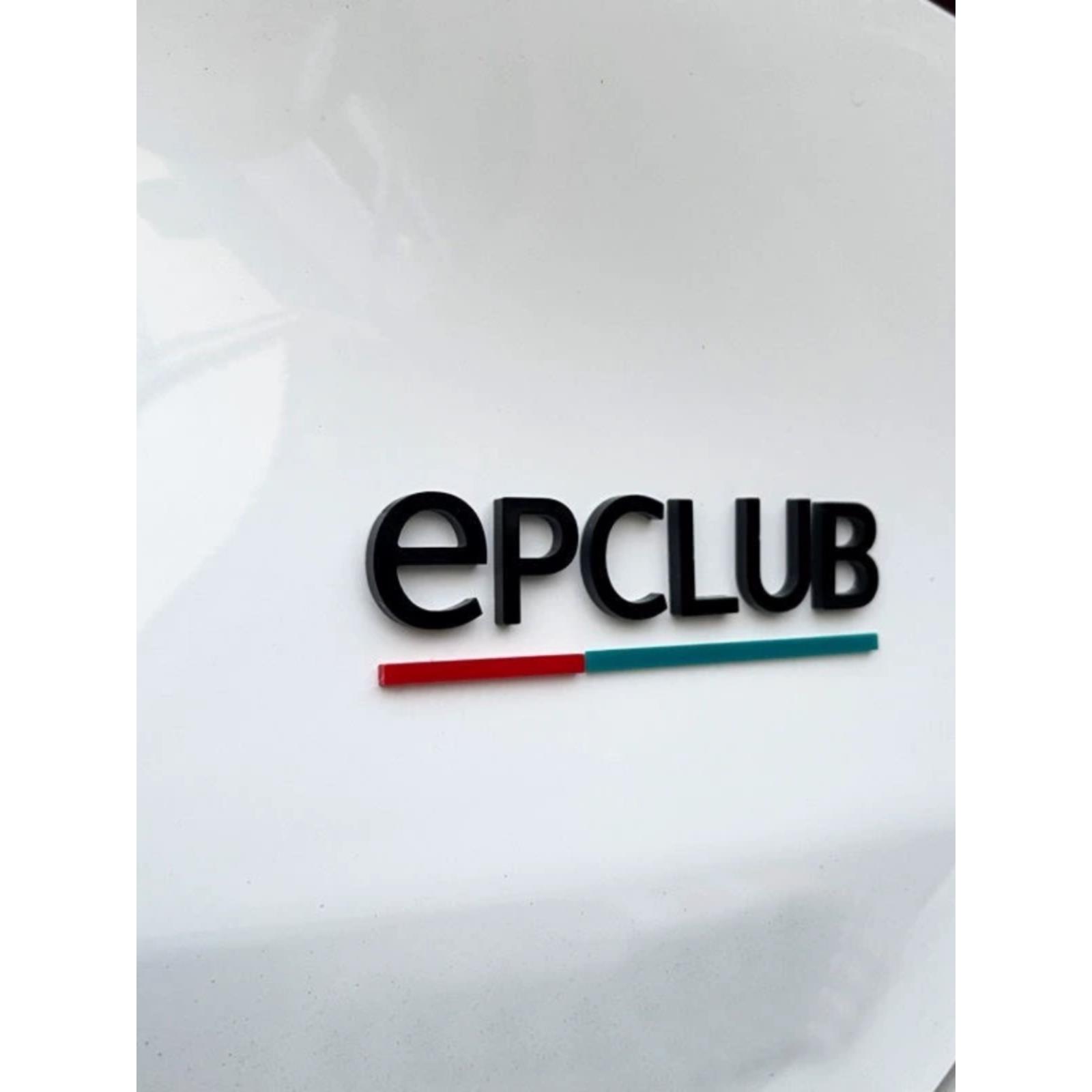 适用蔚来es6es7ec6es8ET5et7车标EPCLUB车贴尾门后尾标领航团改装