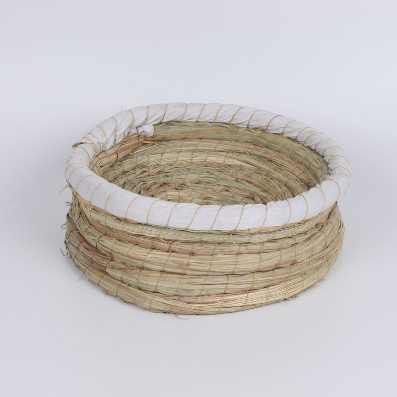 鸽子窝防侧翻草窝信鸽鸟窝鸽巢孵化繁殖蛋盆窝垫兔子草编鸽子用品