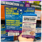 28年6月 Naturals伟博超级安睡宝褪黑素复合片90粒 加拿大Webber