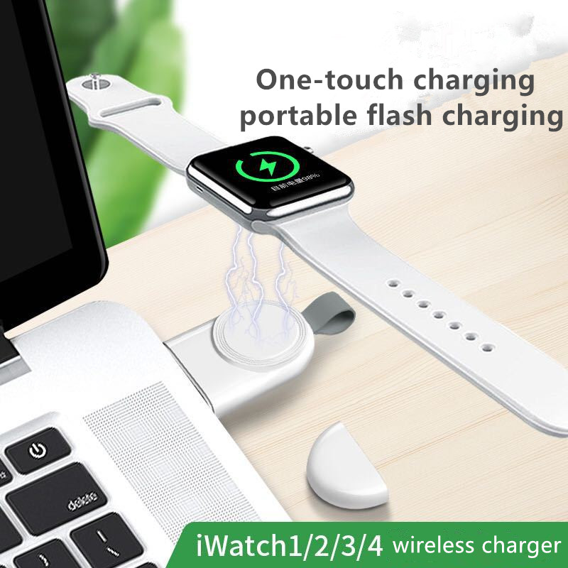 Wireless Charger 2 In 1 For  Watch 6 5 4 3 Se Series IWatch