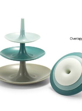 BORREY Fruit Basket Stand 2 3 Tier Cake nut Plate Stand