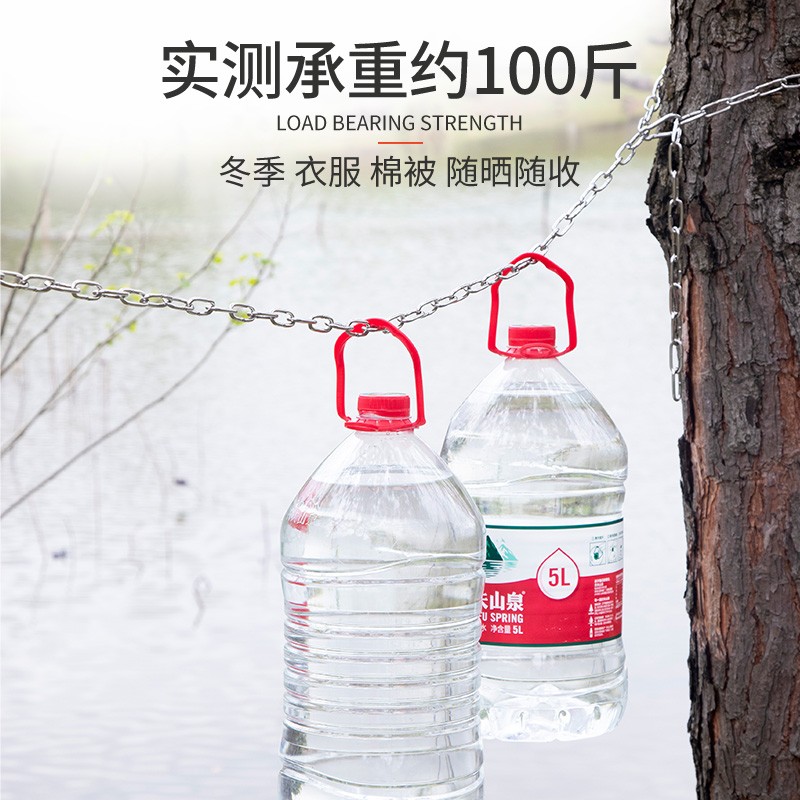 阳台隐形伸缩晾衣绳免打孔收缩凉衣绳钢丝晒衣绳室内家用晾衣神器