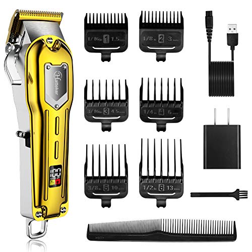 Hatteker Mens Hair Clippers Professional Cordless Hair Beard