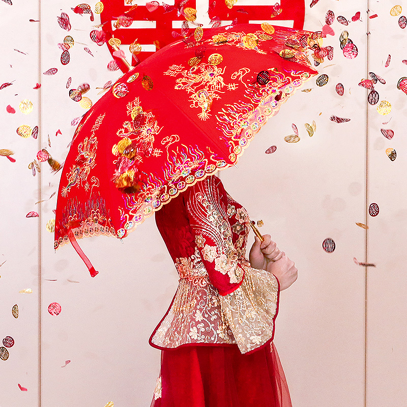 婚礼礼花筒彩带喷筒手拧结婚礼炮手持礼筒炮彩炮喷花筒接亲礼宾花