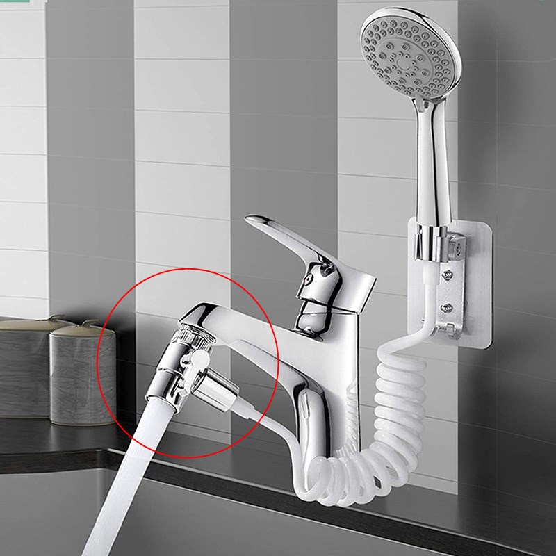 Alloy Switch Faucet Adapter Kitchen Sink Splitter Diverter V