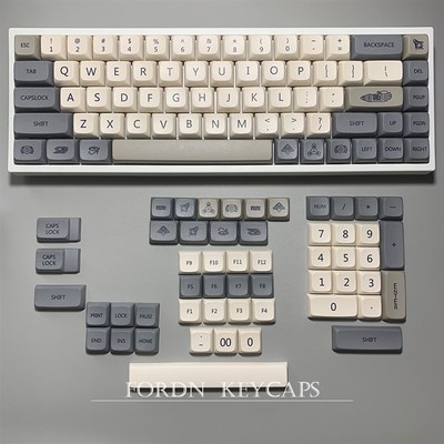 120 Keys  Keycaps PBT Sublimation xda Height Mechanical Keyb