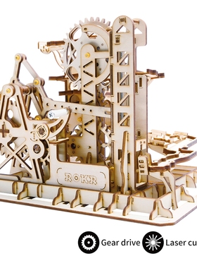 Robotime DIY Waterwheel Coaster  Wooden Model Building Kits