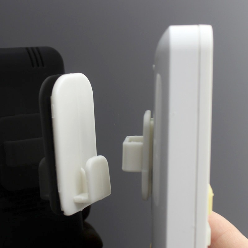 4Pcs/Set Plastic Hooks Sticky Hook Set Air Conditioner TV Re