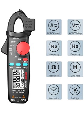 BSIDE ACM92 Digital Clamp Meter AC DC Current Voltage Multim