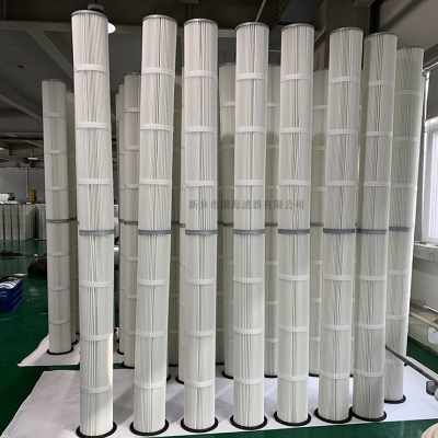 厂销2米长替代布袋吹尘器滤筒 工业水泥粉尘处理器 除尘滤芯 量大