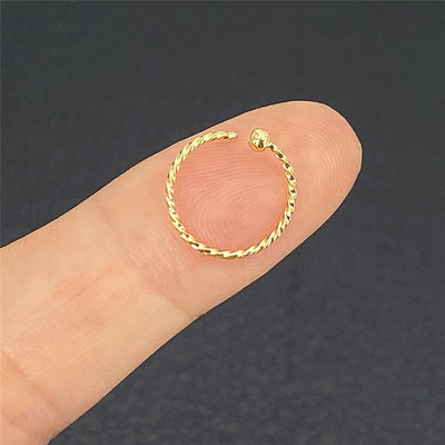 Titanium Bead Nose Piercing Body Jewelry Part Nose Hoop Nost