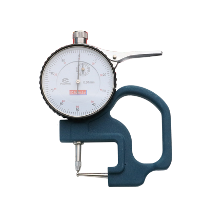 。川陆数显0.001mm/铝管管针盘式钢管吸厚度计/测厚规/管厚规/厚