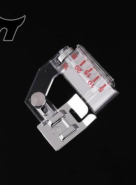 包边包布条压脚 包布条压脚 多功能可调宽度 家用缝纫机配件6290